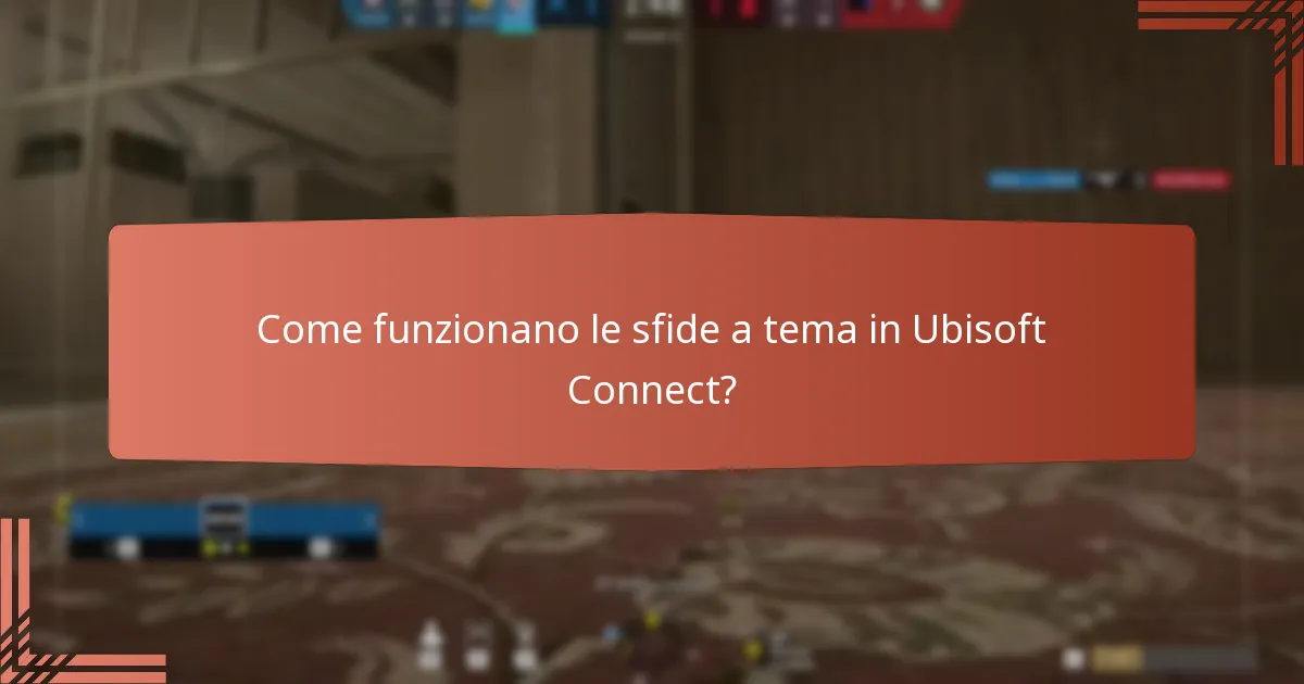 Come funzionano le sfide a tema in Ubisoft Connect?